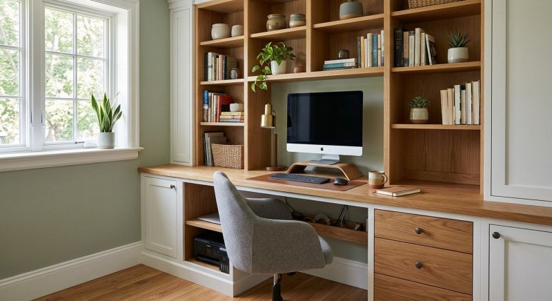 Built In Desk Installation in Charlotte, NC