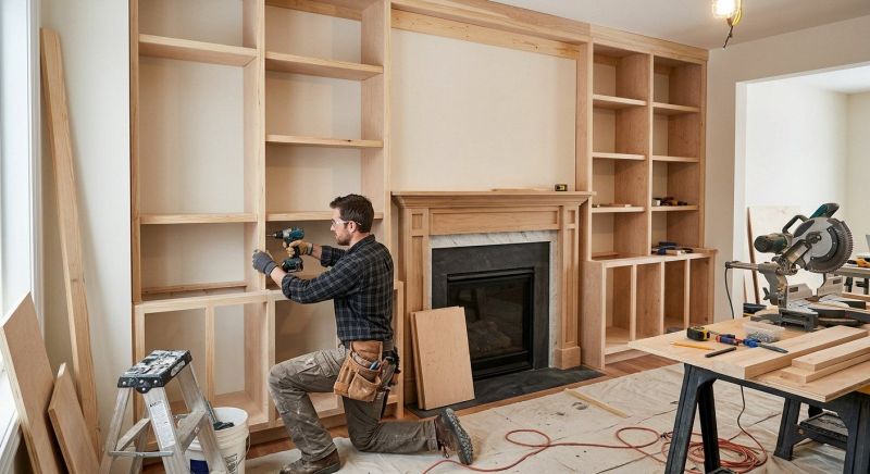 Built In Shelving Service in Durham, NC