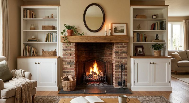 Fireplace Cabinet Installation in Raleigh, NC