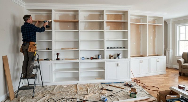 Bookcase Construction in Winston Salem, NC