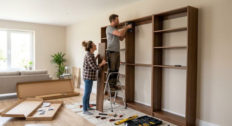 Bookcase Construction in Durham, NC