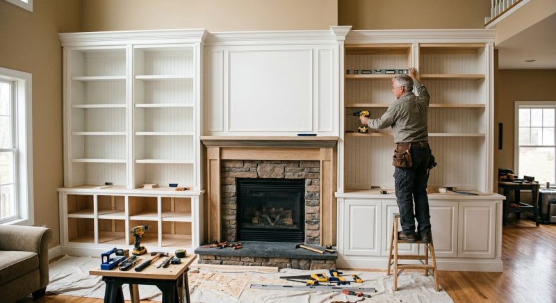 Bookcase Installation in Durham, NC