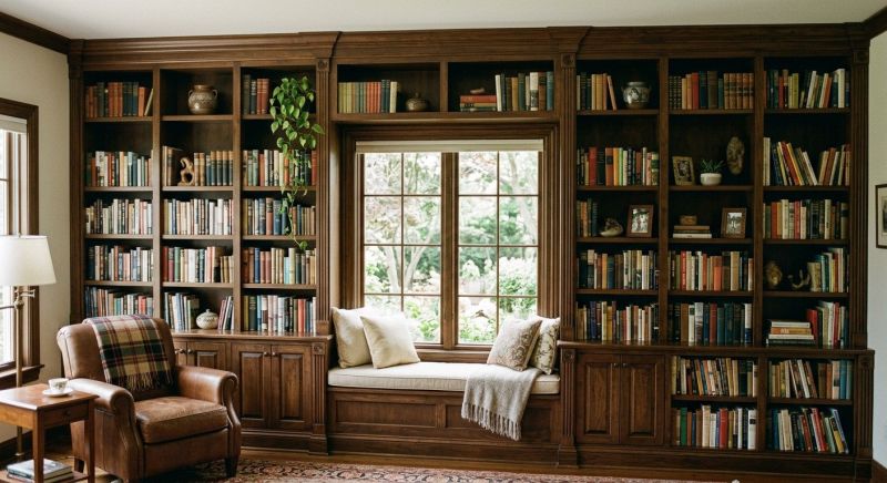 Built In Bookshelves Installation in Charlotte, NC