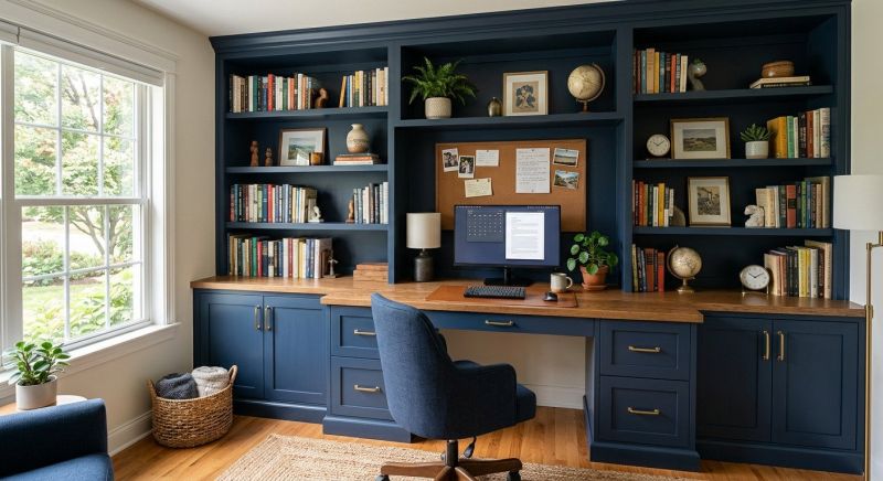 Built In Desk Installation in Frederick, MD