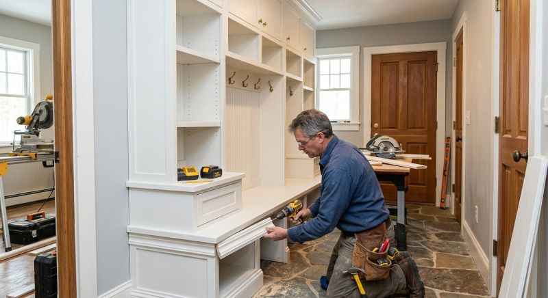 Built In Storage Installation in Annapolis, MD