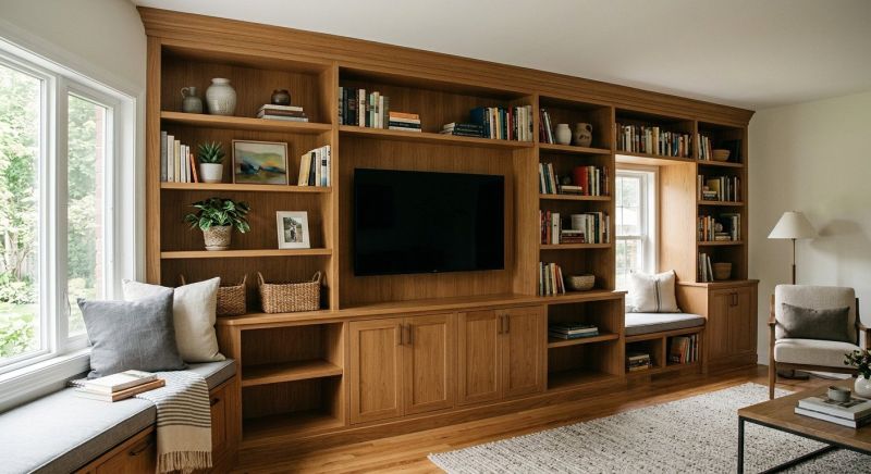 Built In Tv Cabinetry in Woodbridge, VA
