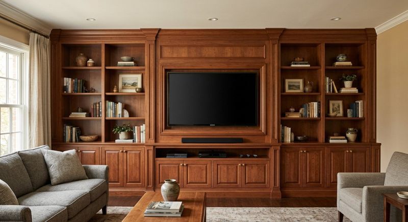 Built In Tv Cabinetry in Frederick, MD