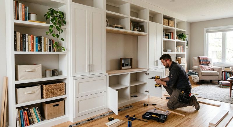 Builtin Cabinets Installation in Raleigh, NC