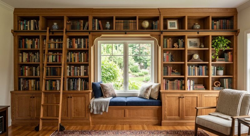Custom Bookcase Installation in Annapolis, MD
