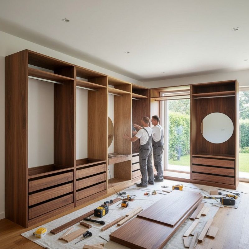 Custom Bookcase Installation in Raleigh, NC