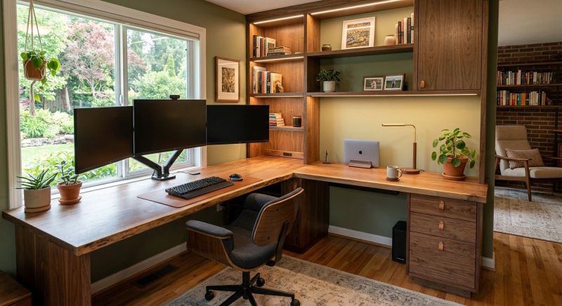 Custom Desk Installation in Durham, NC